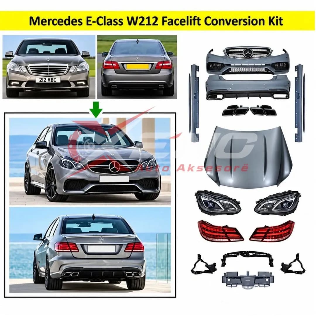 Bodykit Për Mercedes-Benz W212 Upgarde Në Facelift — foto 1