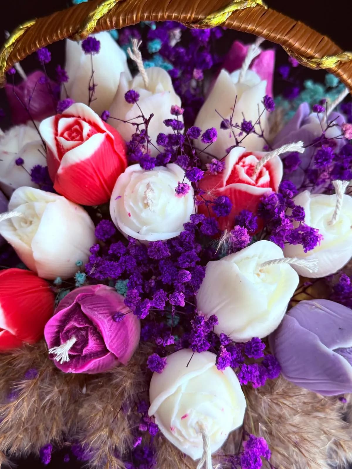 Shportë Lulesh me Tulipan — foto 3