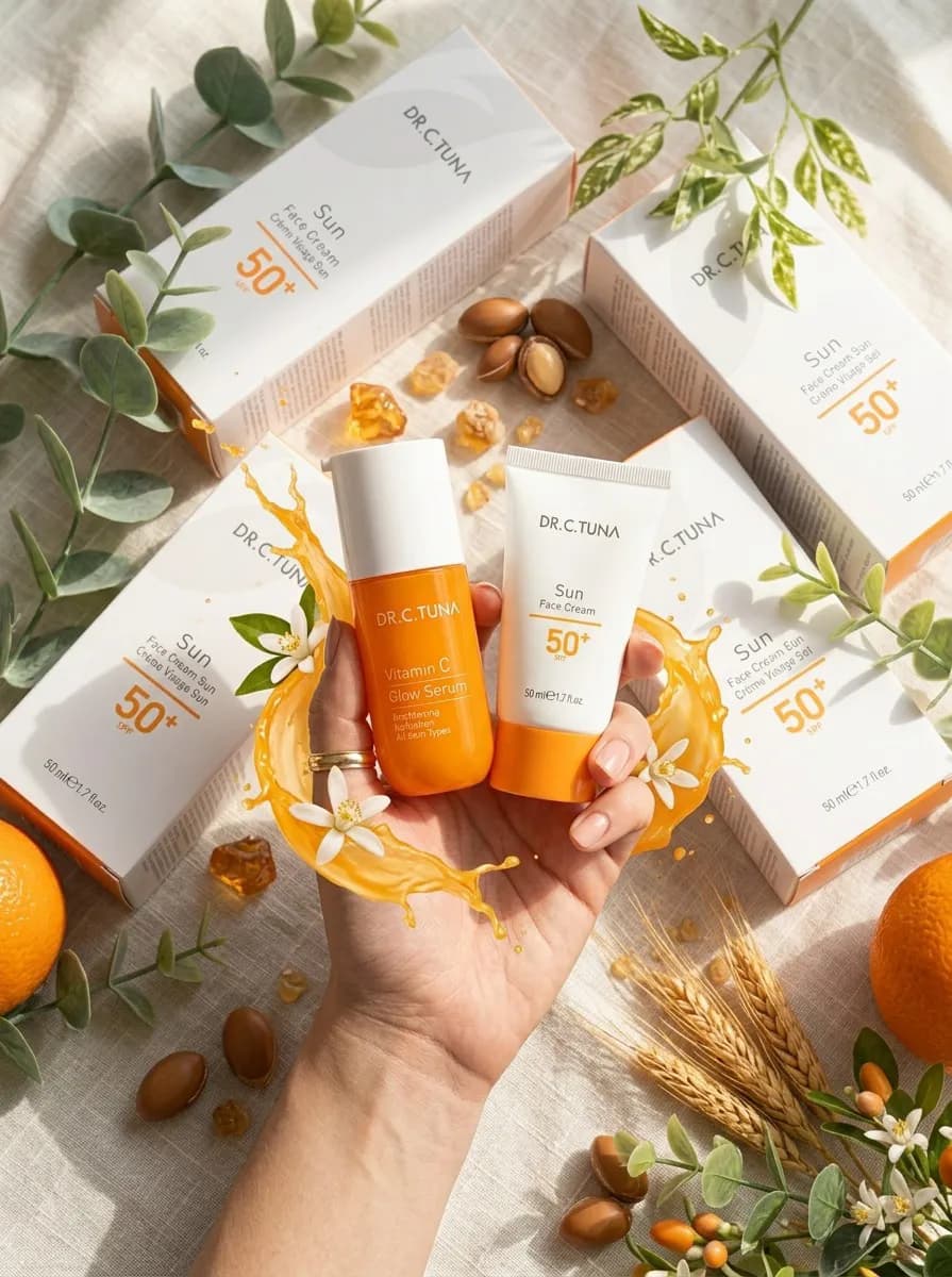 Dr. C. Tuna Serum Vitamin C dhe Krem Dielli SPF 50+ — foto 1