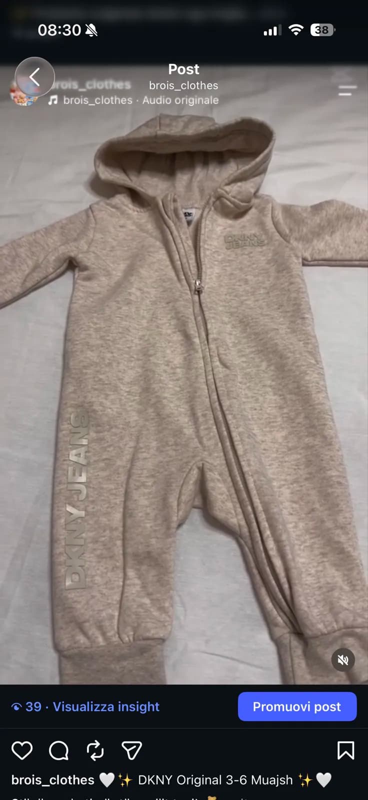 Këpucë Gjumi DKNY Origjinale për Fëmijë — foto 2