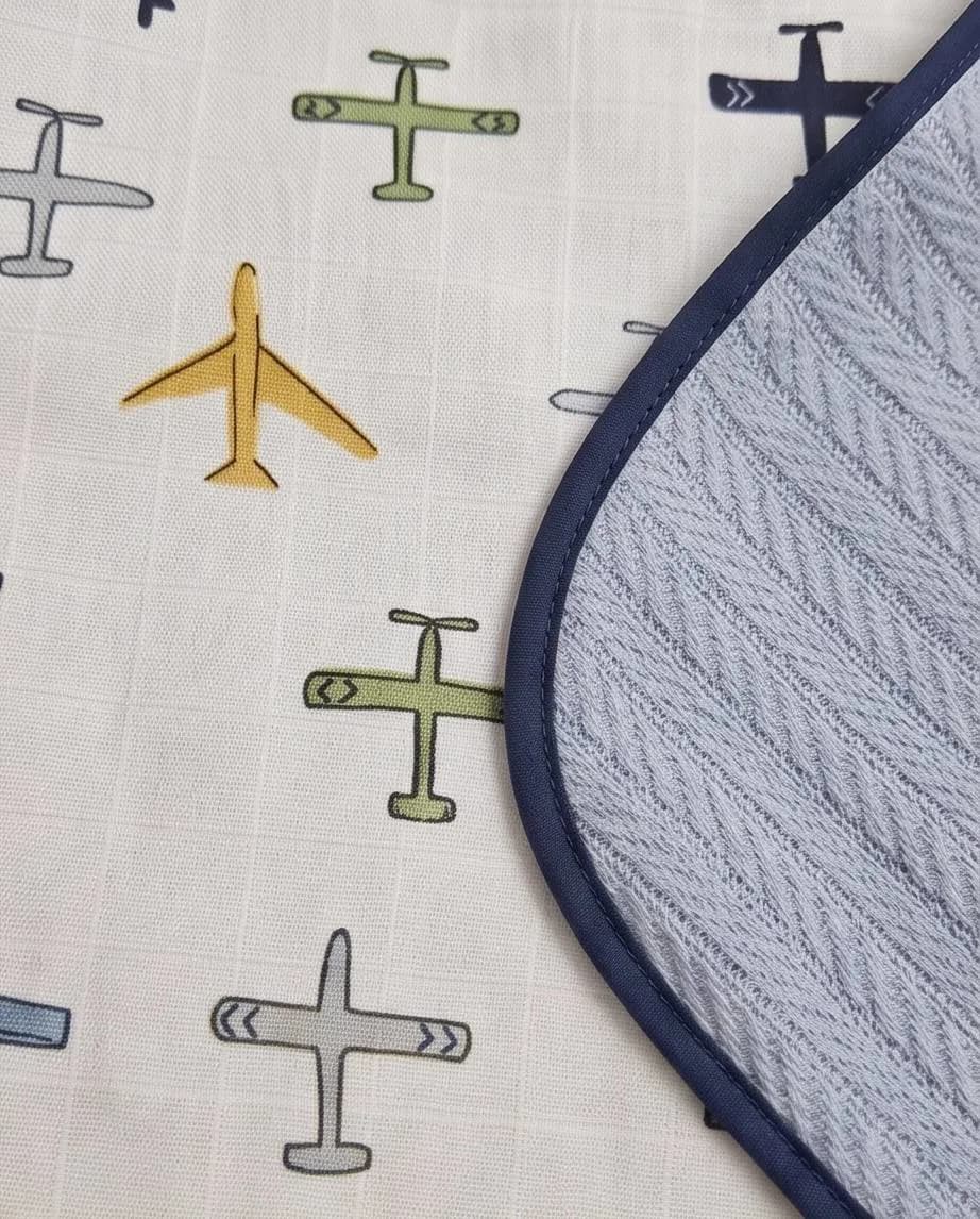 Batanije për Krevatin e Foshnjës me Motiv Aeroplanësh — foto 3