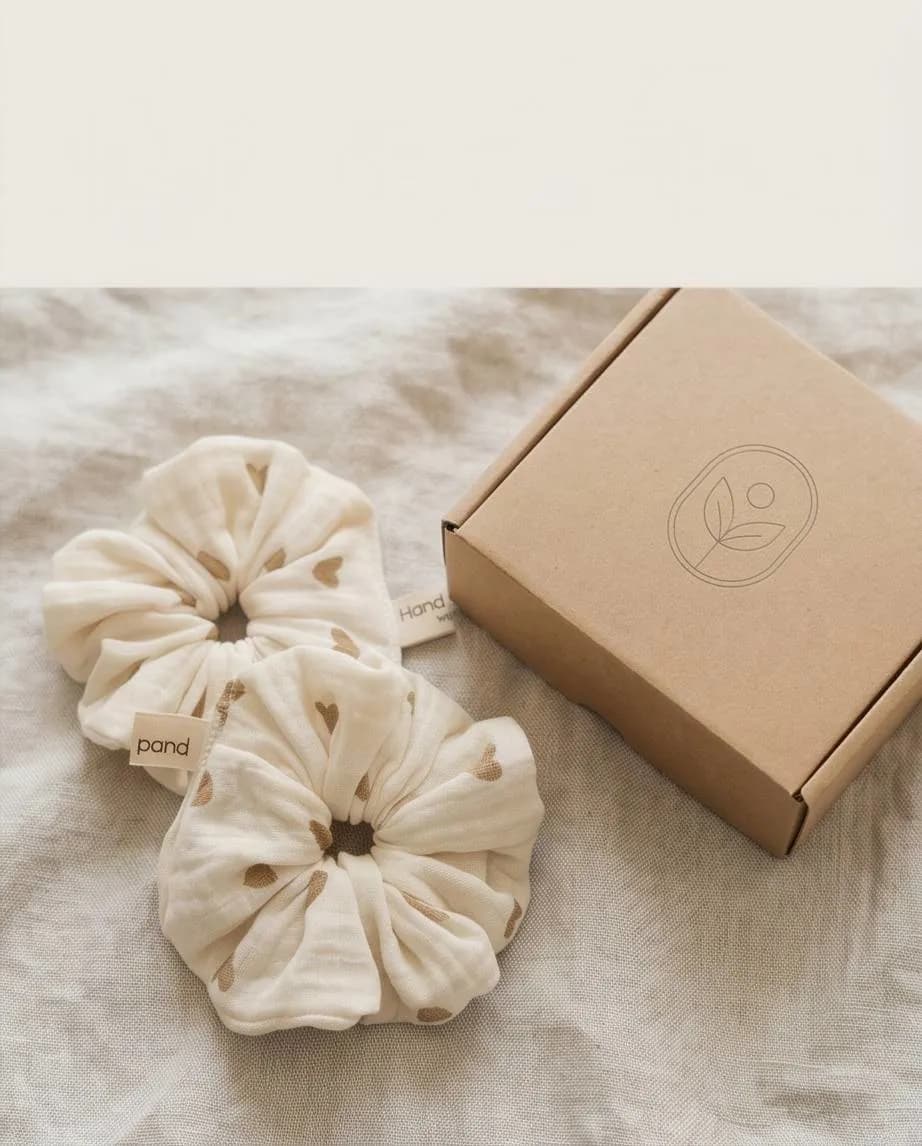 Lidhëse për çdo stil - Scrunchies me ngjyra dhe dizajne — foto 5