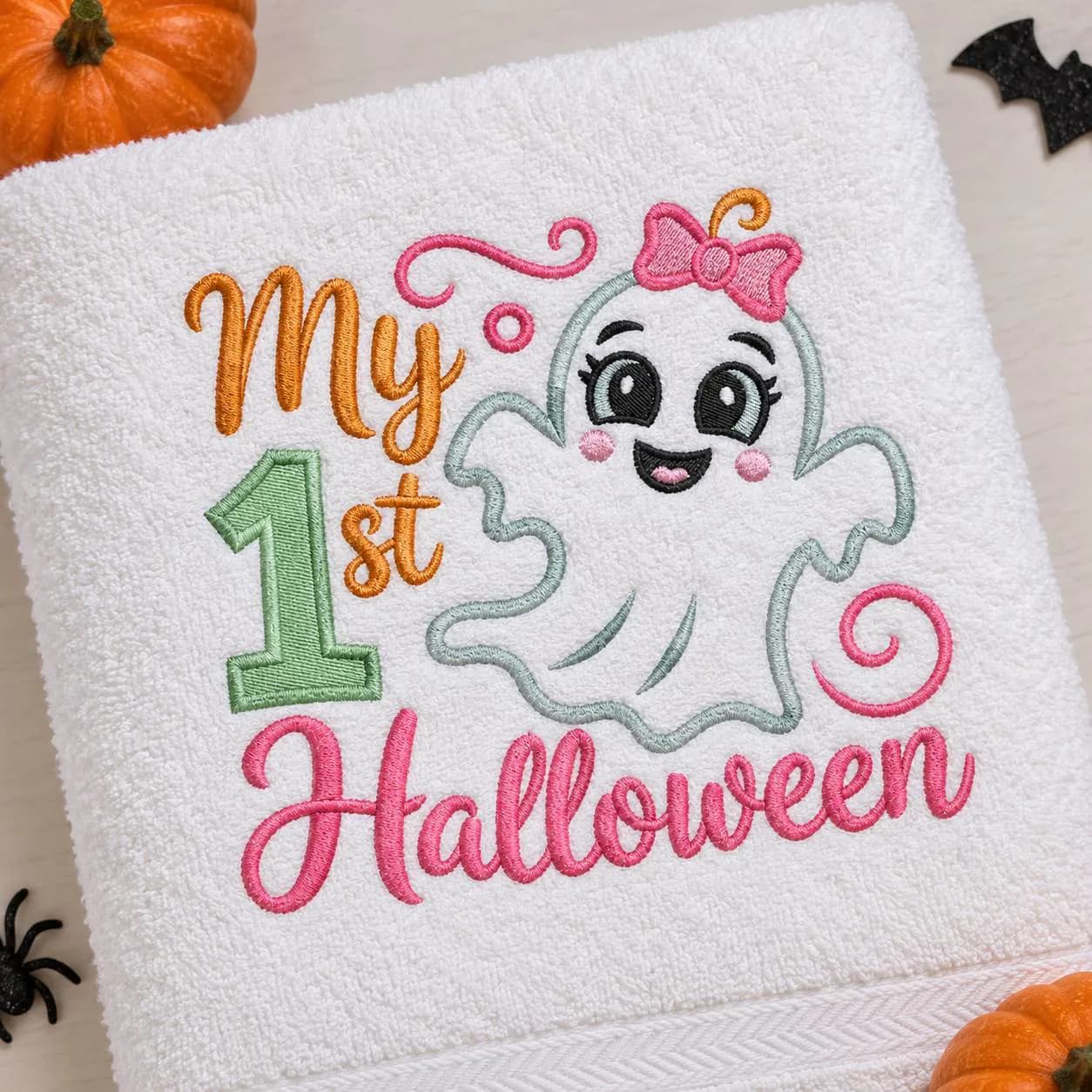 Peshqir te qendisur  Halloween - My 1st Halloween — foto 1