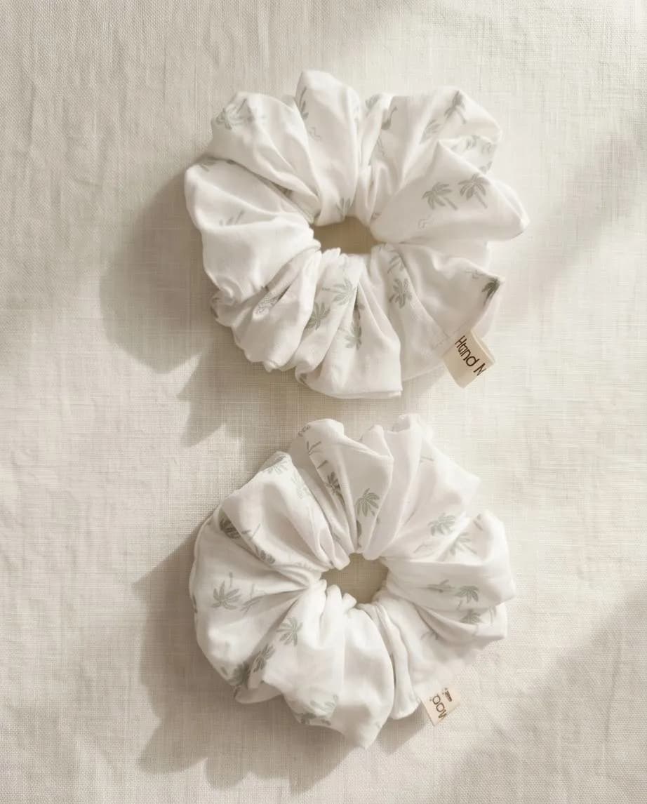 Scrunchies në ngjyra te ndryshme - Set 3 copë — foto 4