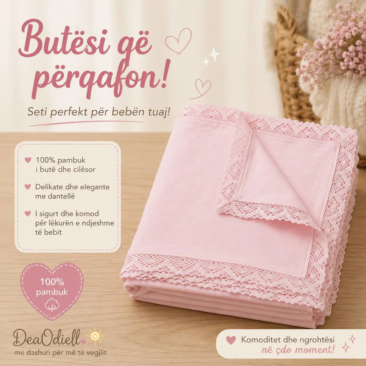 Set i butë Pambuku për Bebën — foto 1
