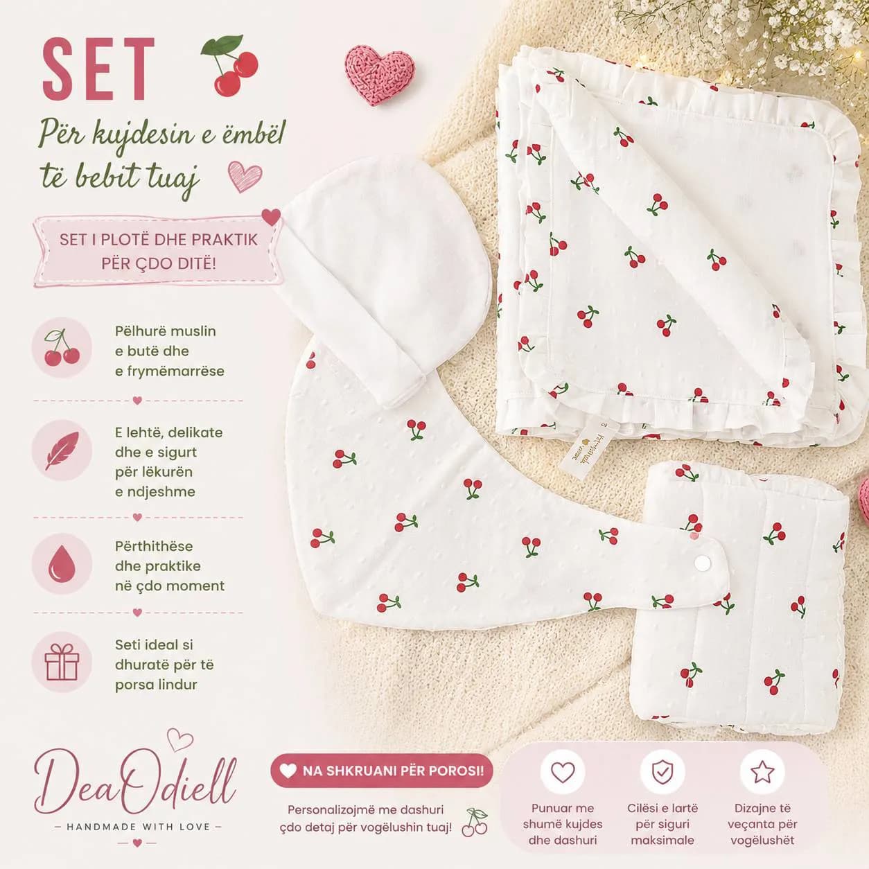 Set Pambuku për Bebin - Muslin — foto 1