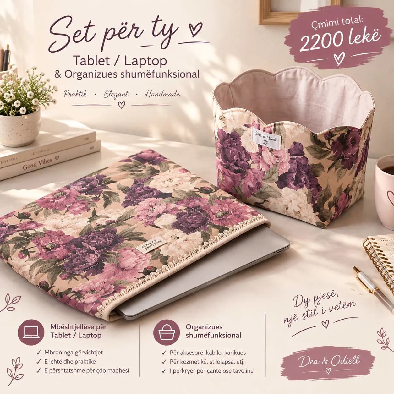 Set për ty - Mbajtëse Tablet/Laptop dhe Organizues — foto 1