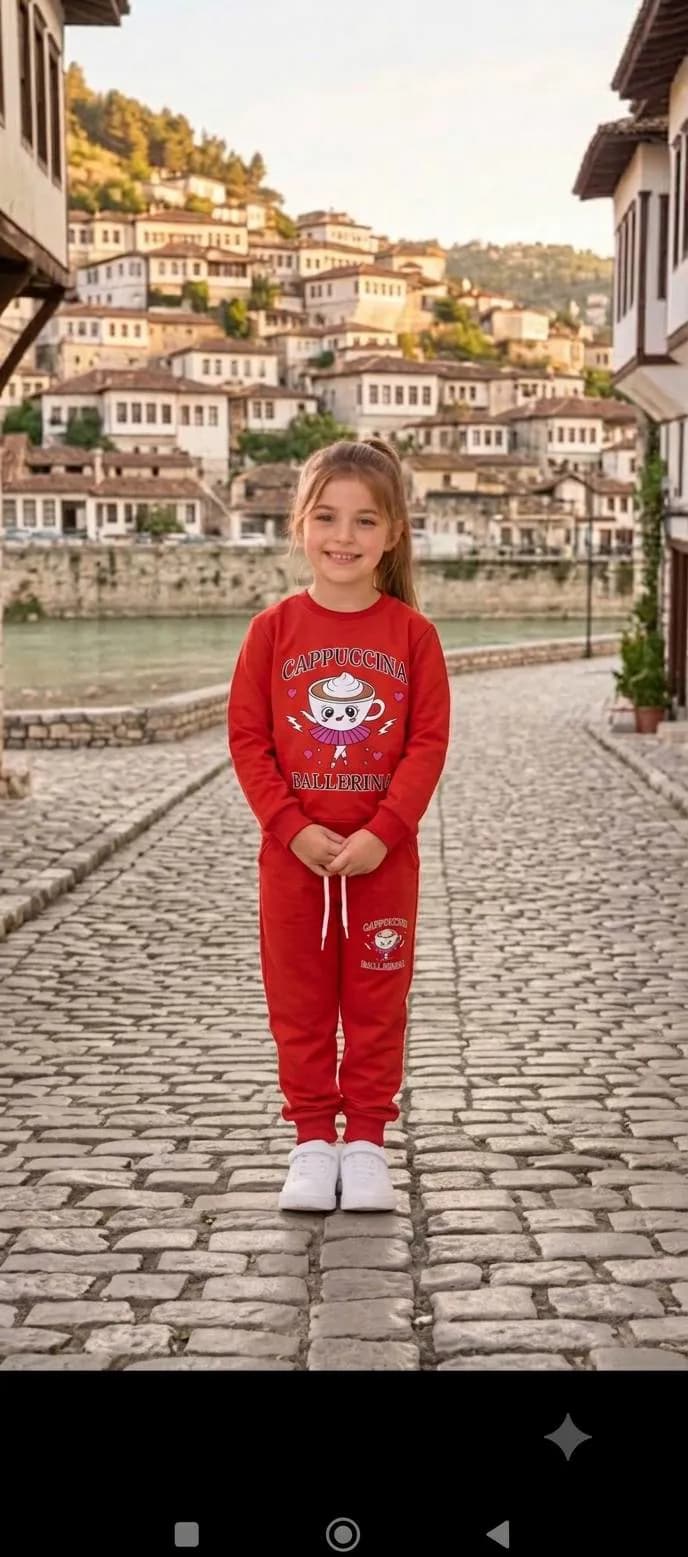 Kostum Cappuccina Ballerin për Fëmija
