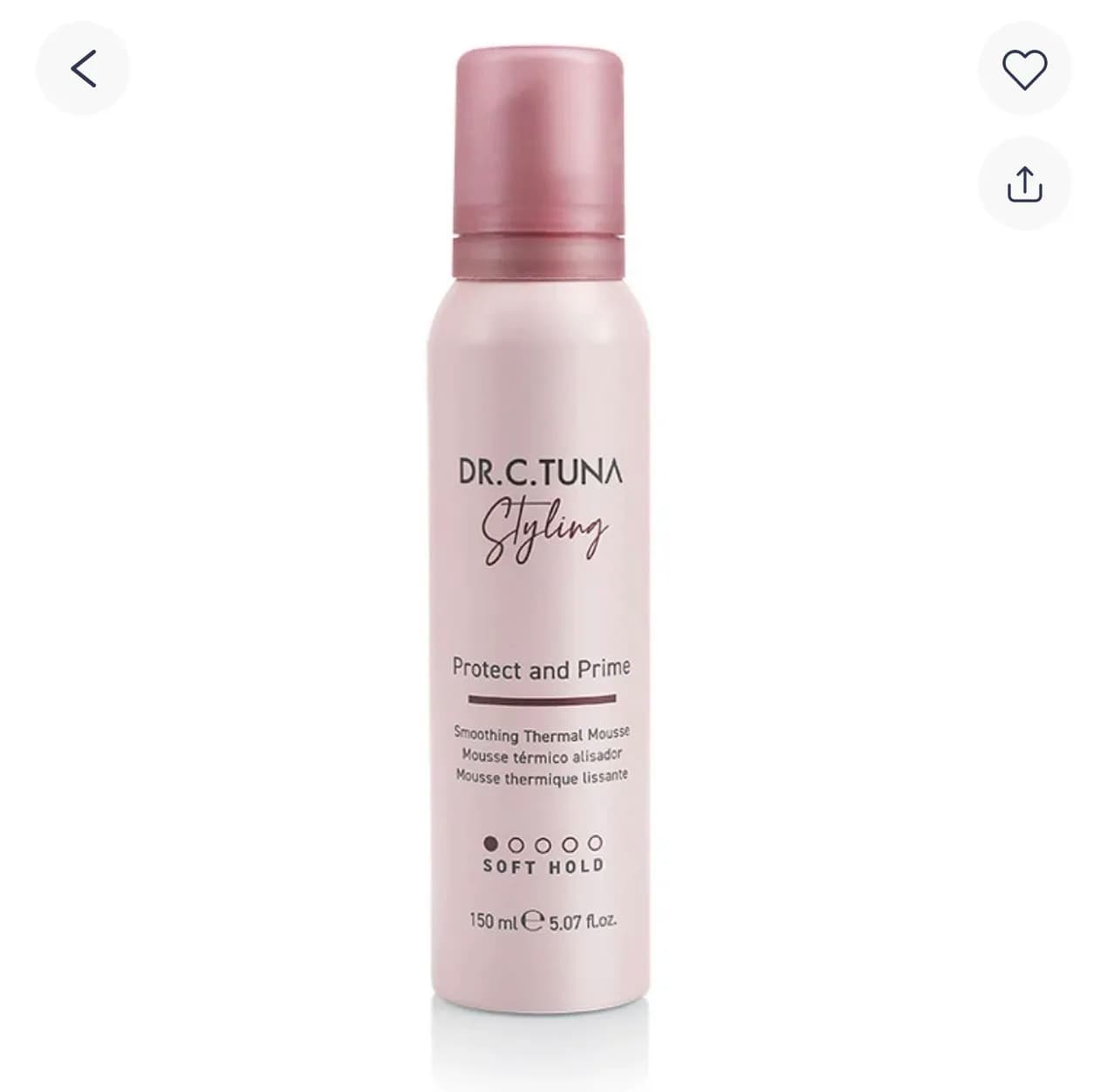 DR.C.TUNA Styling - Mousse Termike Protect and Prime — foto 1