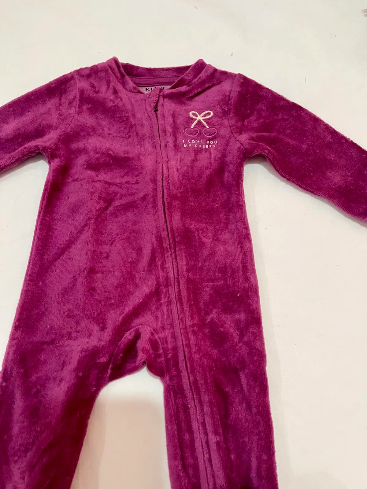 Pijama Velur për Fëmijë - Rozë dhe Burgundy — foto 3