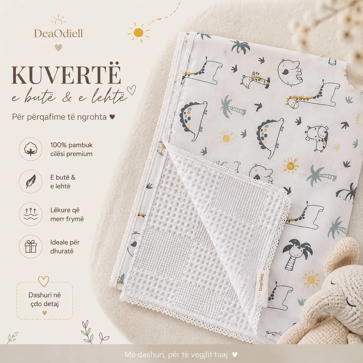 Set - Kuverte për foshnjë me dizajn kafshësh, kapuce e peshqir — foto 5