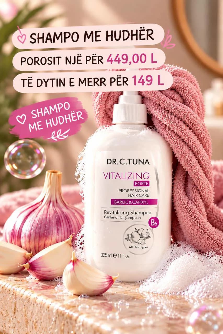Shampo Me Hudhër Dr.C.Tuna Vitalizing Forte — foto 1