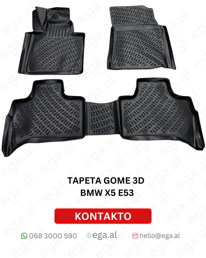 Tapeta Gome 3D BMW X5 E53: Akomodimi Praktik