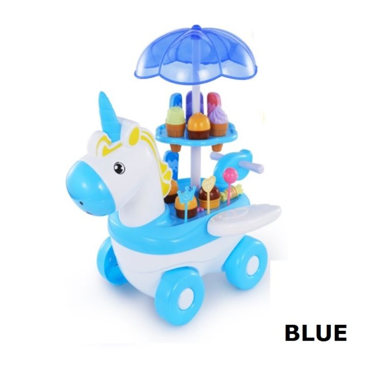 Unicorn Karrocë Akulloresh - Lodër për Fëmijë