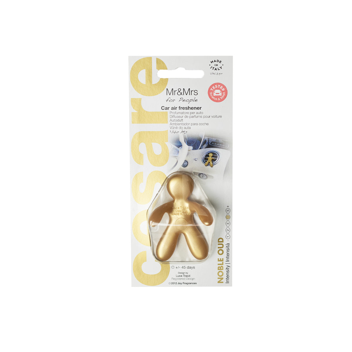 Aromë Për Makinë Mr&Mrs Fragrance Cesare Blister Noble Oud Gold