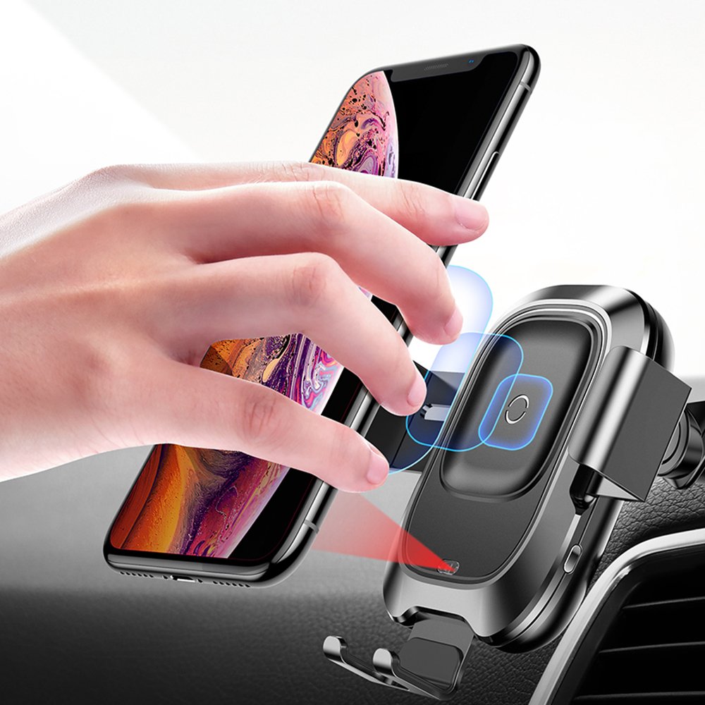 Baseus Mbajtese Celulari Per Makine Me Karikues Wireless 1