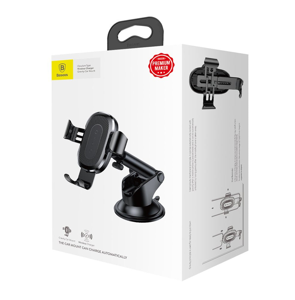 Baseus Mbajtese Celulari Per Makine Me Karikues Wireless 1