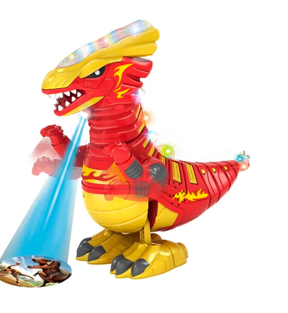 Dinosaur me Bateri dhe Muzikë