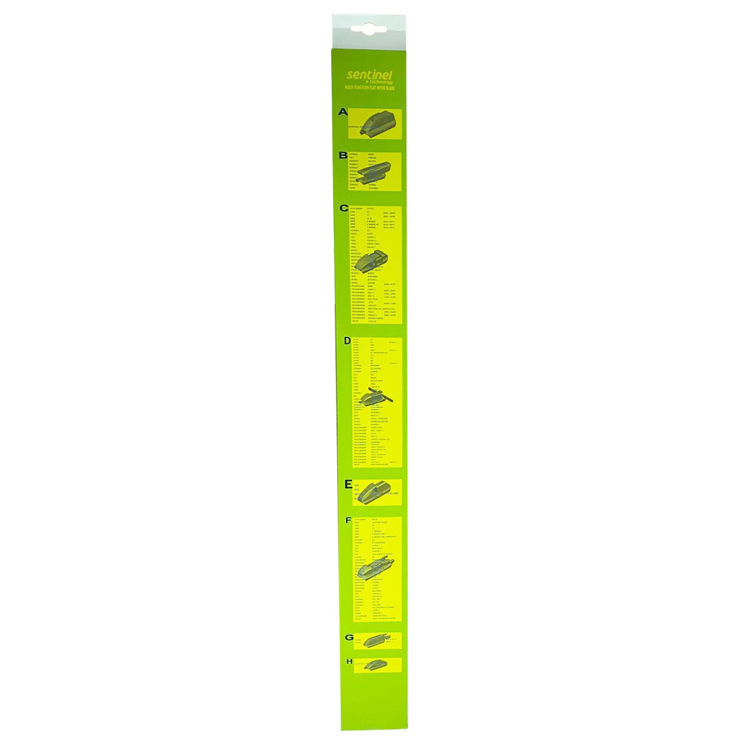 Fshirëse Xhami Sentinel Hybrid 450 mm me 8 Kapse