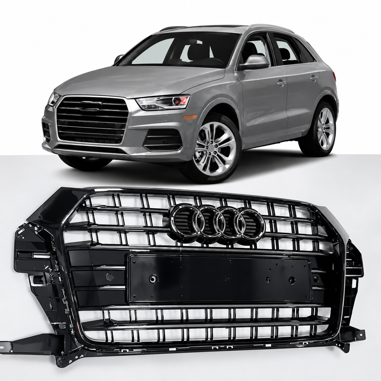 Maskarinë SQ3 Full Black për Audi Q3 2016–2018