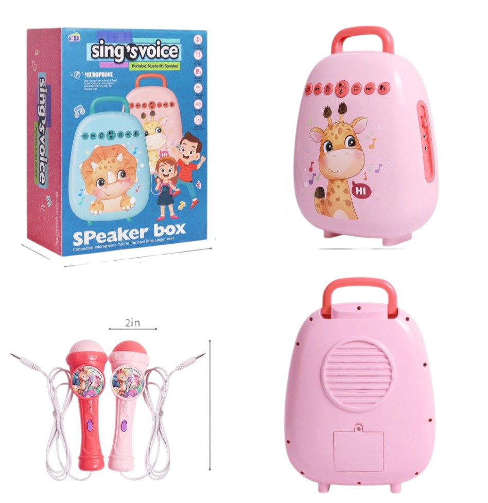 Valixhja me Bluetooth dhe 2 Mikrofonë