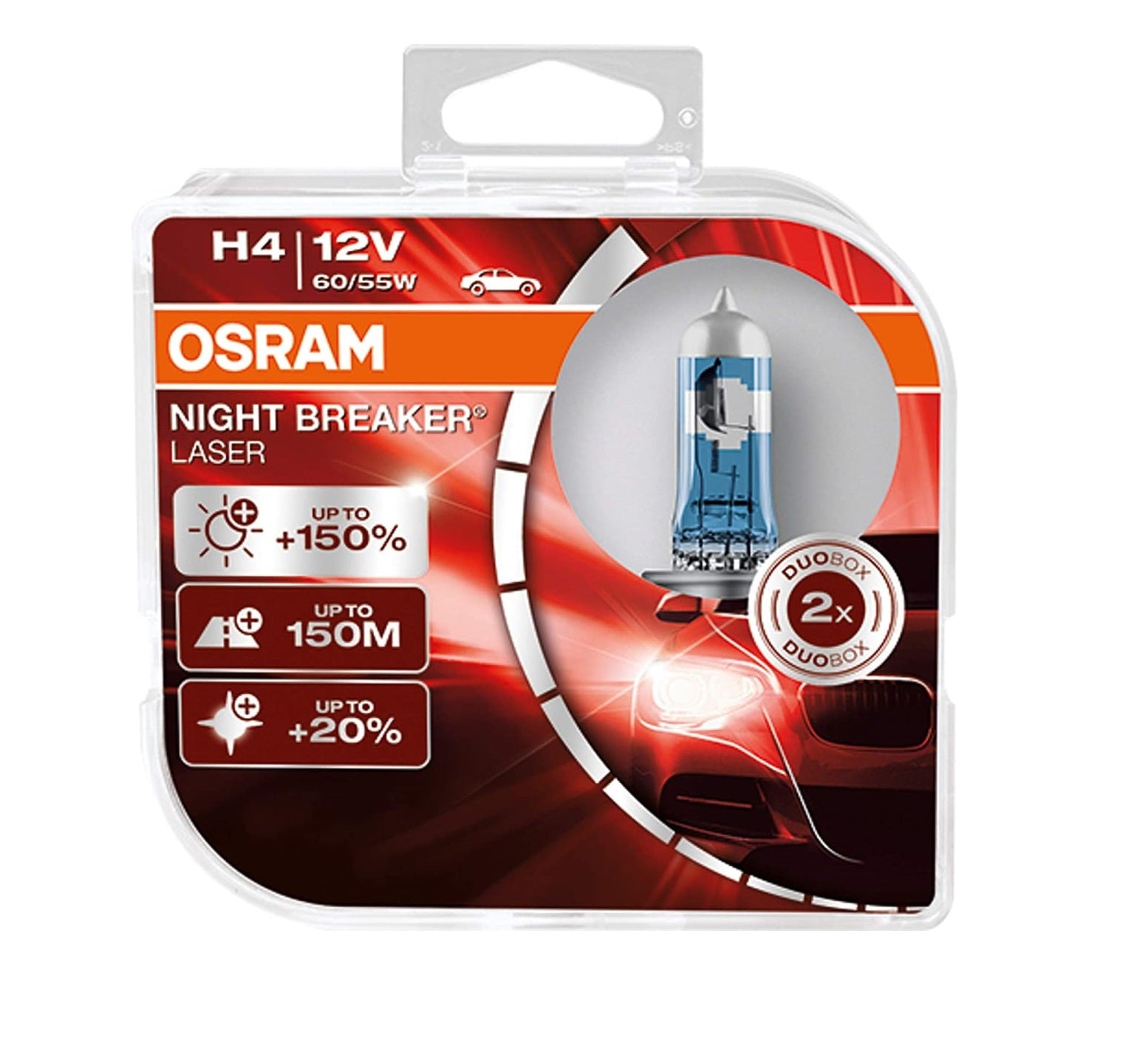 Osram H4 Night Breaker Laser 2 Pcs