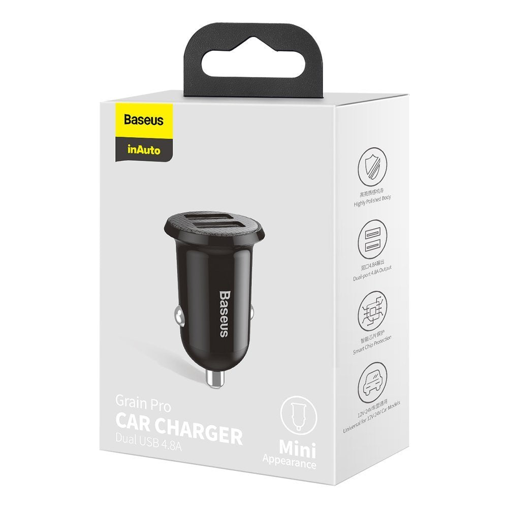 Adaptor Karikimi Baseus Per Makine Me Dy Porta 4.8A