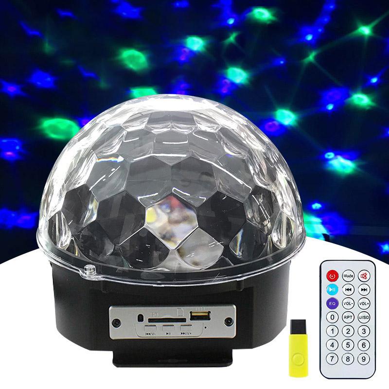 MP3 LED Magic Ball Light - Boks me Drita dhe Bluetooth